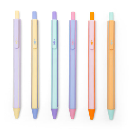 Kikkerland Glitter Gel Pens six-piece set