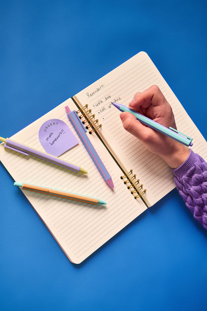 Kikkerland Glitter Gel Pens writing detail