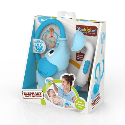Elephant Baby Shower - Double Blue