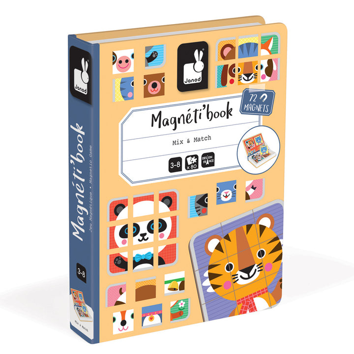 Mix and Match Magnetibook Janod Magnetic Book Games