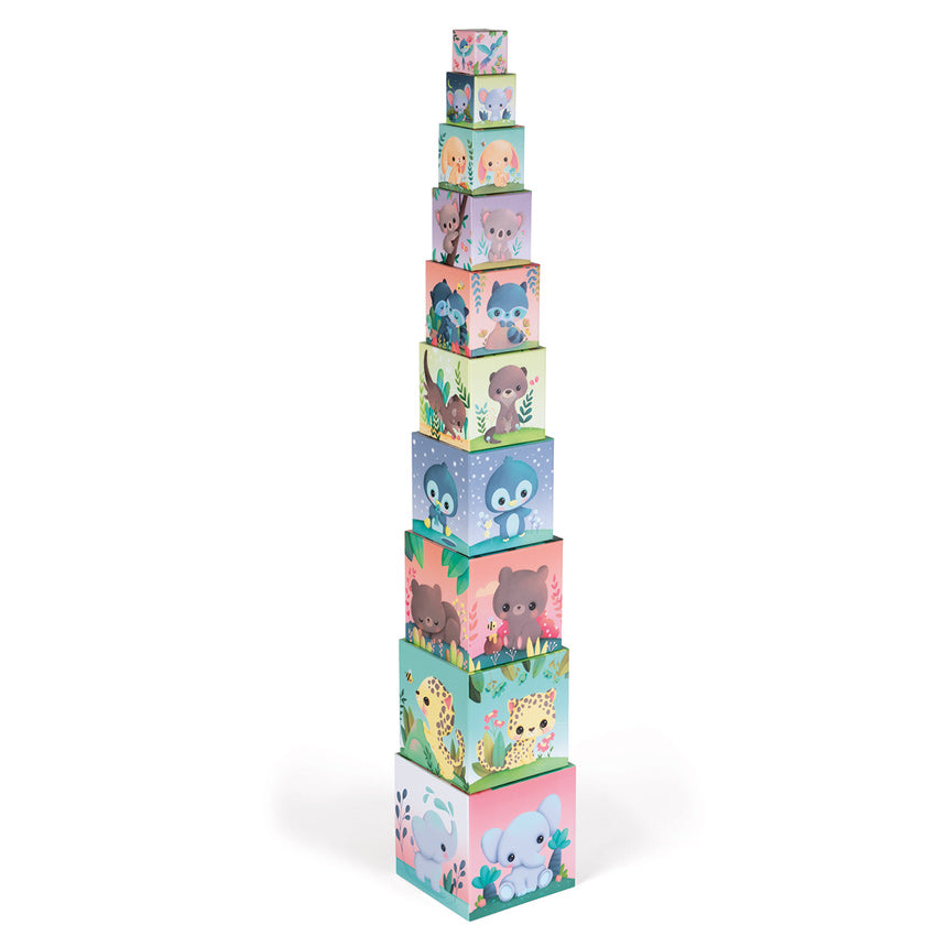 Baby Animals Stacker Janod send-a-toy.myshopify.com Stacking Toys