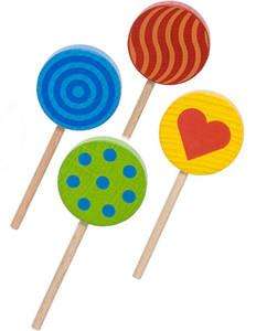 Wooden Playfood - Lollypops (4) Haba Play Food