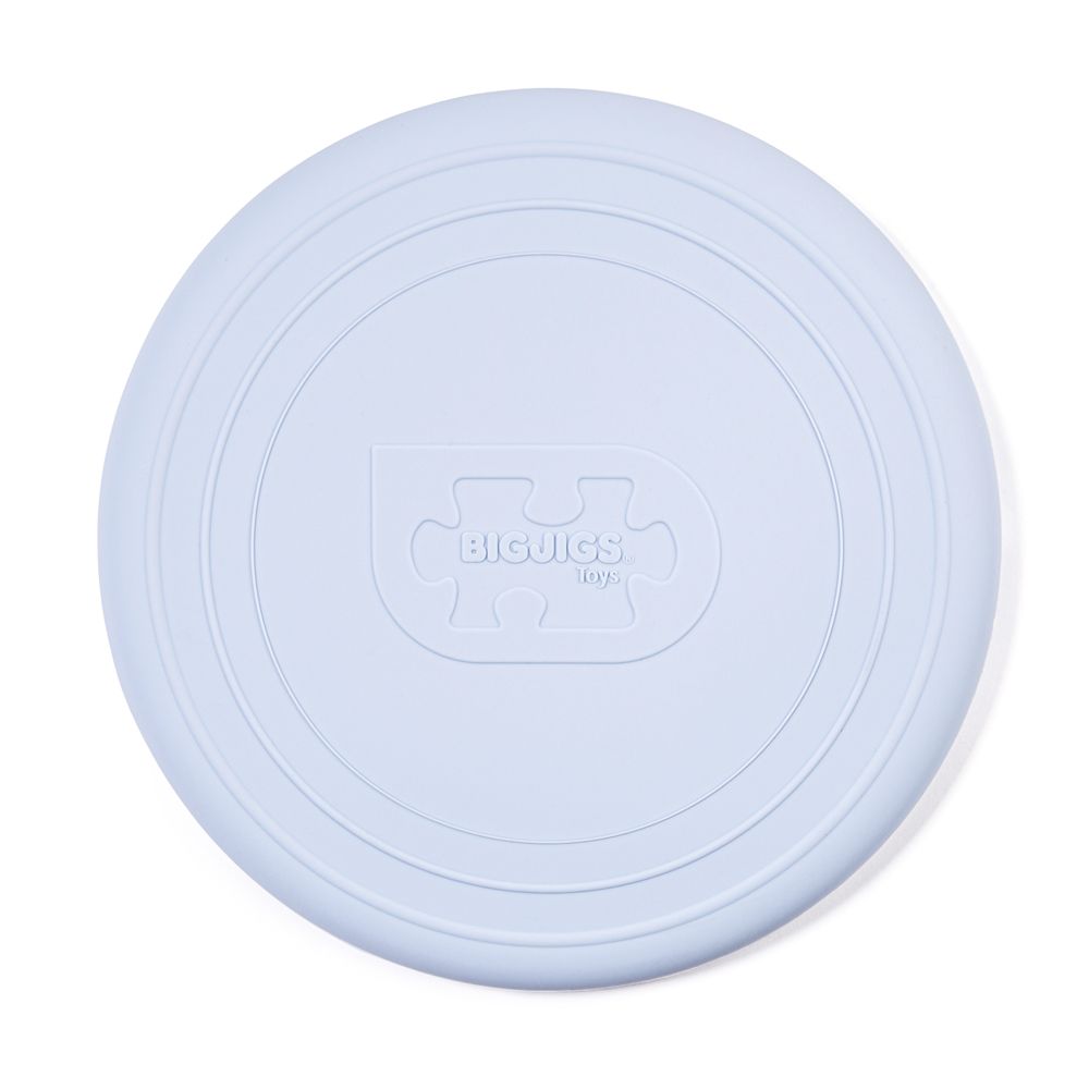 Eco-Friendly Dove Grey frisbee throwing disc - Bigjig Toys