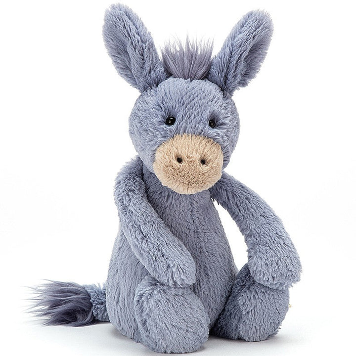 Grey Bashful Donkey soft toy by Jellycat UK