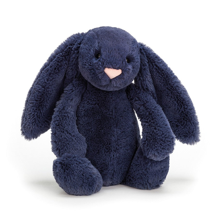 Jellycat Navy Bashful Bunny - Medium Jellycat Soft Toys
