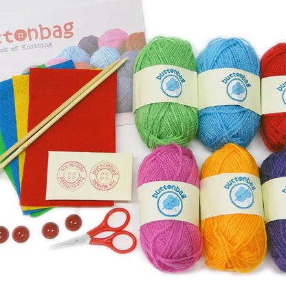 Kit d'artisanat de valise à tricoter