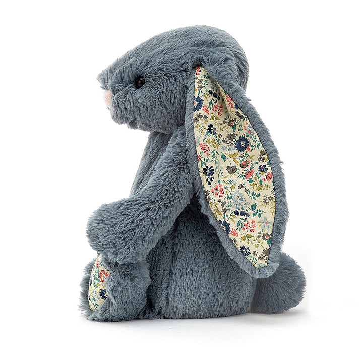 Dusky Blue Blossom Bunny - Small Jellycat Soft Toys