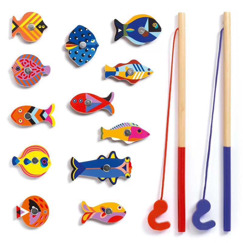 Magnetic Graphic Fishing Game