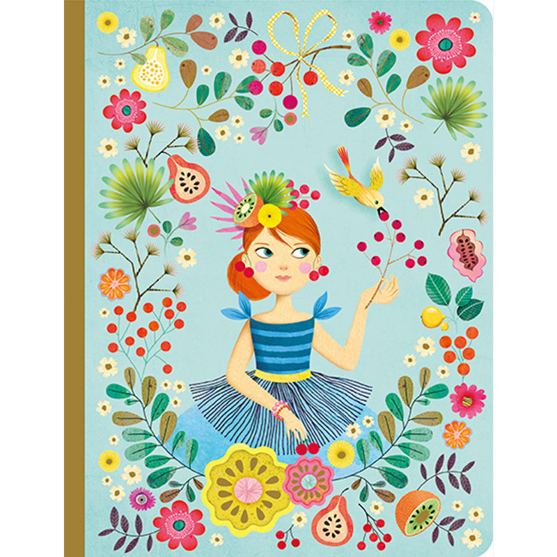 Rose Notebook A5 Djeco Stationery - Send A Toy