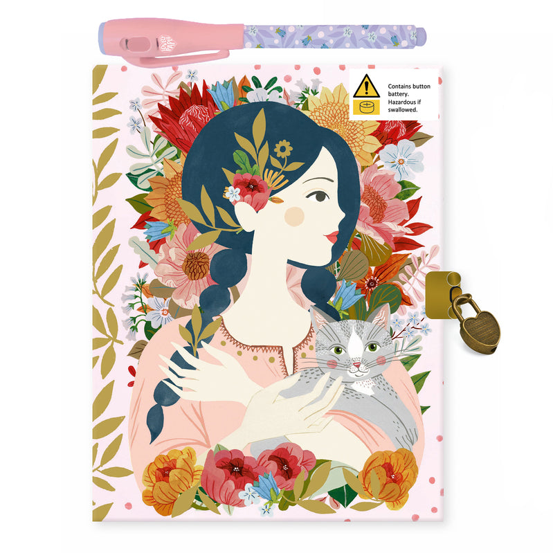 Secret Notebook with Magic Pen - Oana Djeco Stationery