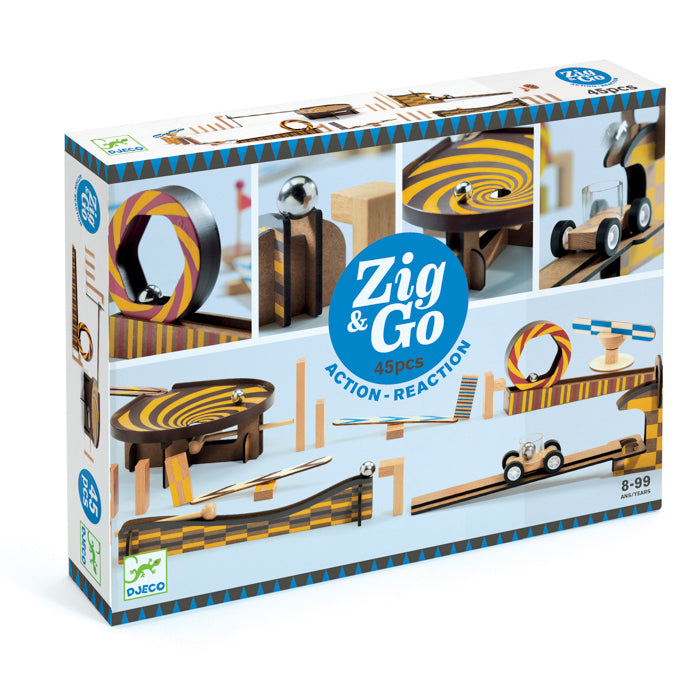 Zig & Go Action Reaction Construction Set Toy - Send A Toy