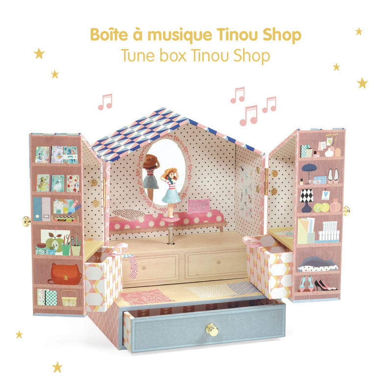 Boîte à bijoux musicale Tinou Shop