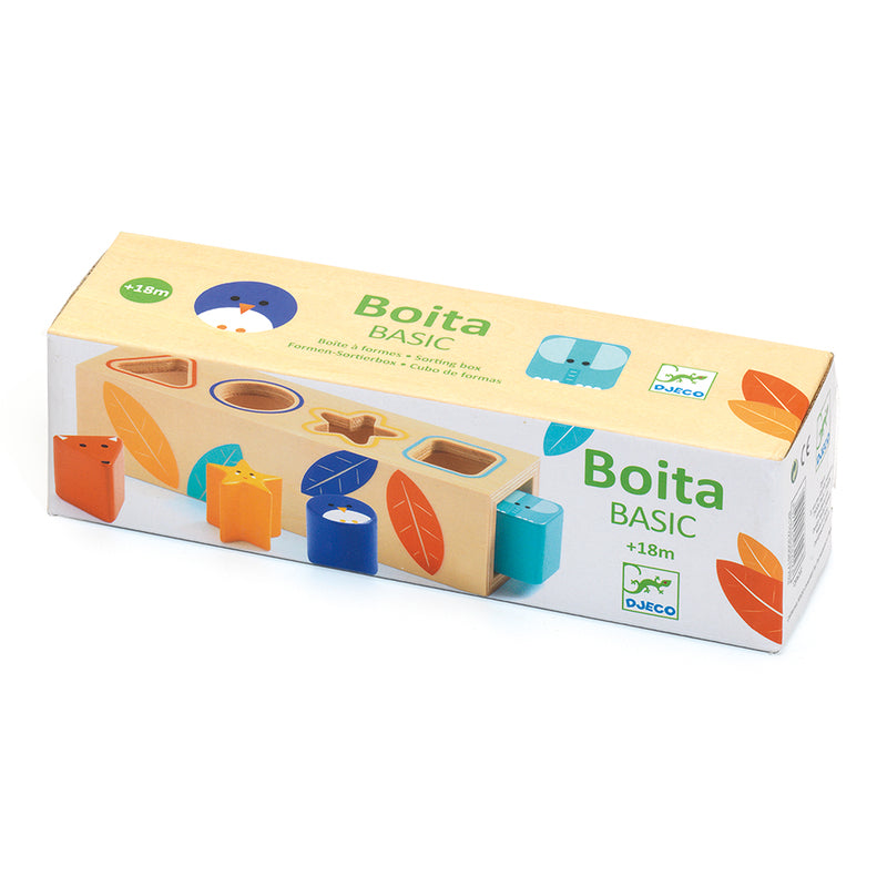 Boitabasic Shape Sorter by Djeco - at Send A Toy