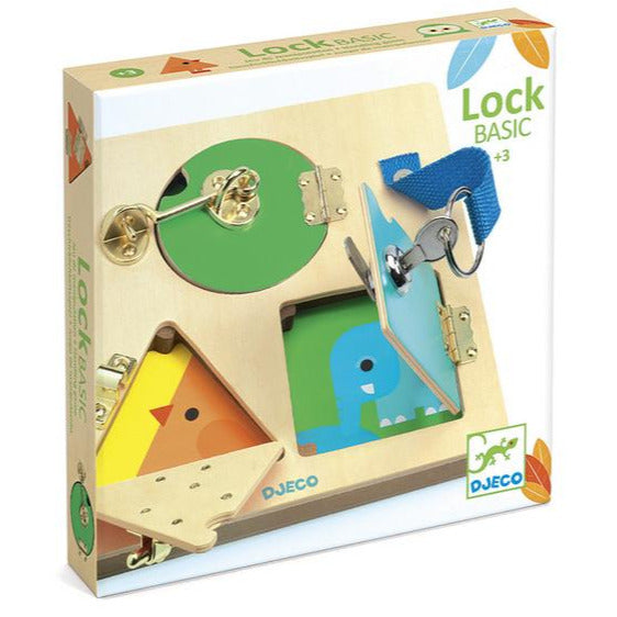 LockBasic Wooden Puzzle Djeco Puzzles