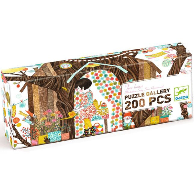 Tree House Gallery Puzzle + Poster (200 Piece) Djeco Puzzles