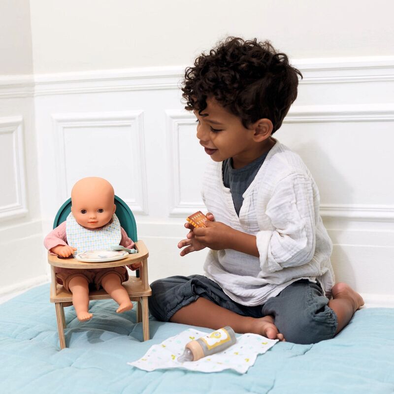 Chaise en bois pour poupée bébé
