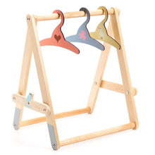 Porte-vêtements pour poupées avec cintres