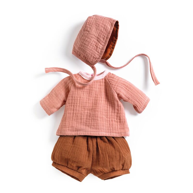 Tenue de poupées 3 pièces Peach (poupées de 30 à 34 cm)