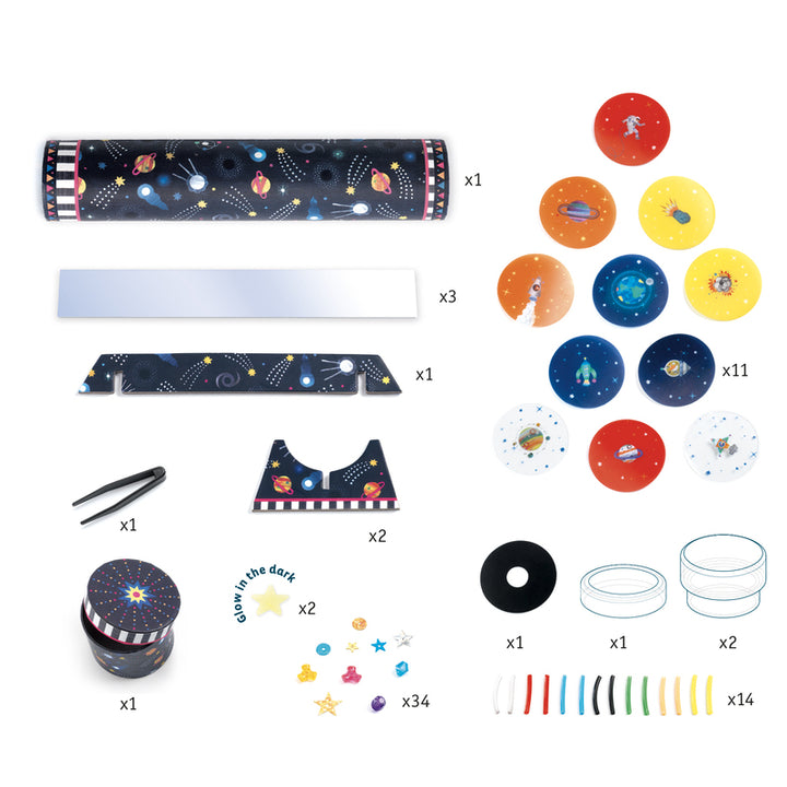 Space Kaleidoscope DIY Kit Djeco Kaleidoscopes