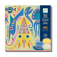 Glow-in-the-dark Coloured Sands Art Kit Djeco