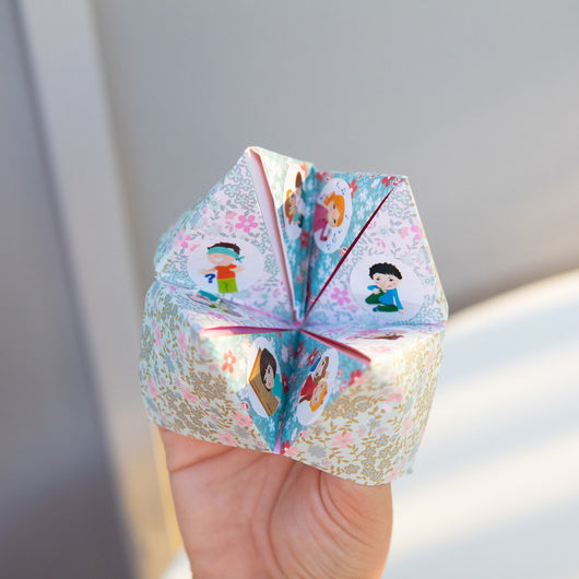 Origami Fortune Tellers  (Chatterbox Game ) Djeco Paper Craft | Origami