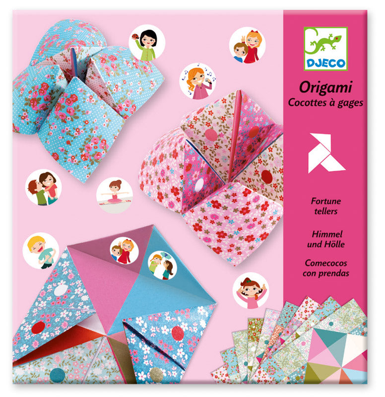 Origami Fortune Tellers  (Chatterbox Game ) Djeco Paper Craft | Origami