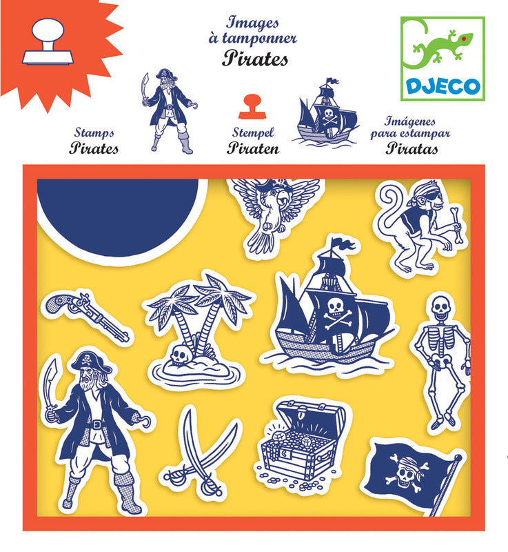 Pirate Stamper Set Djeco Stamp Sets