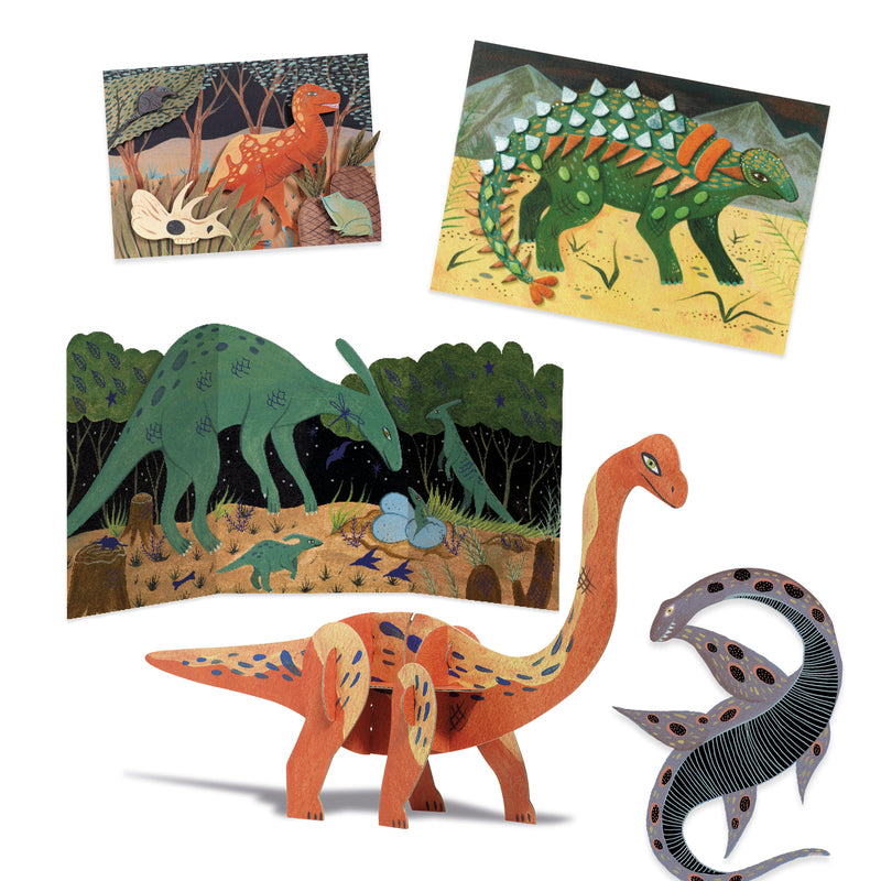 World of Dinosaurs Multi Craft Kit Djeco Art and Craft