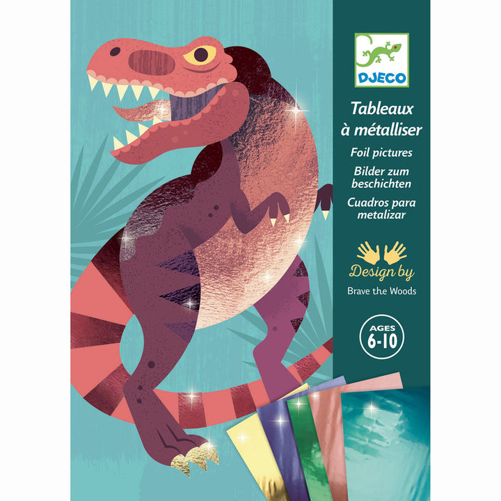 Jurassic Foil Pictures Craft Kit - Djeco 