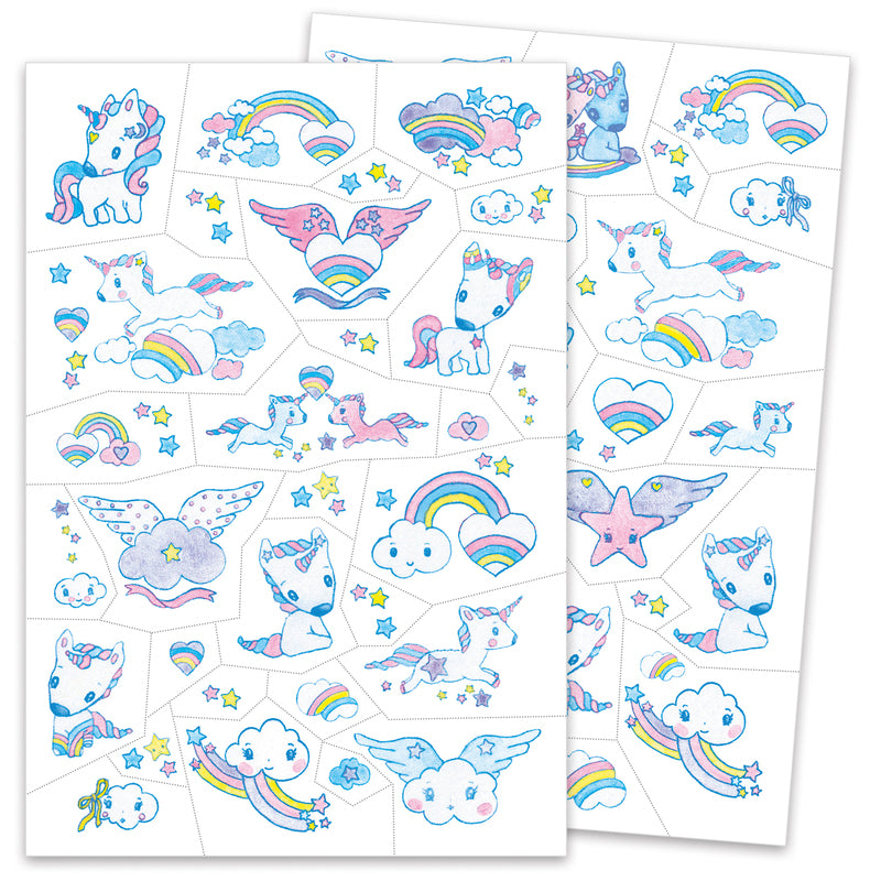 Glitter Unicorn Tattoos