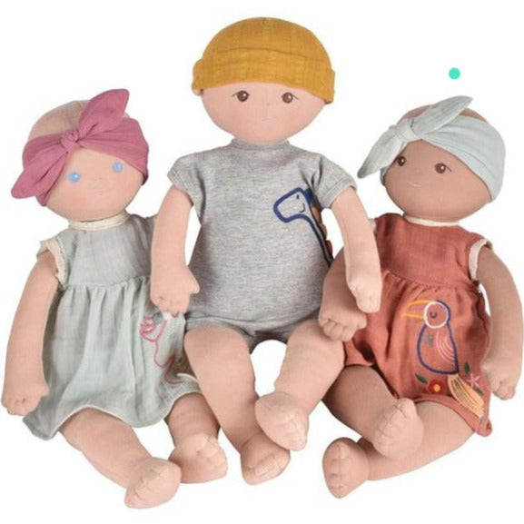 Organic Baby Doll - Aria Bonikka Dolls - Rag & Soft Dolls