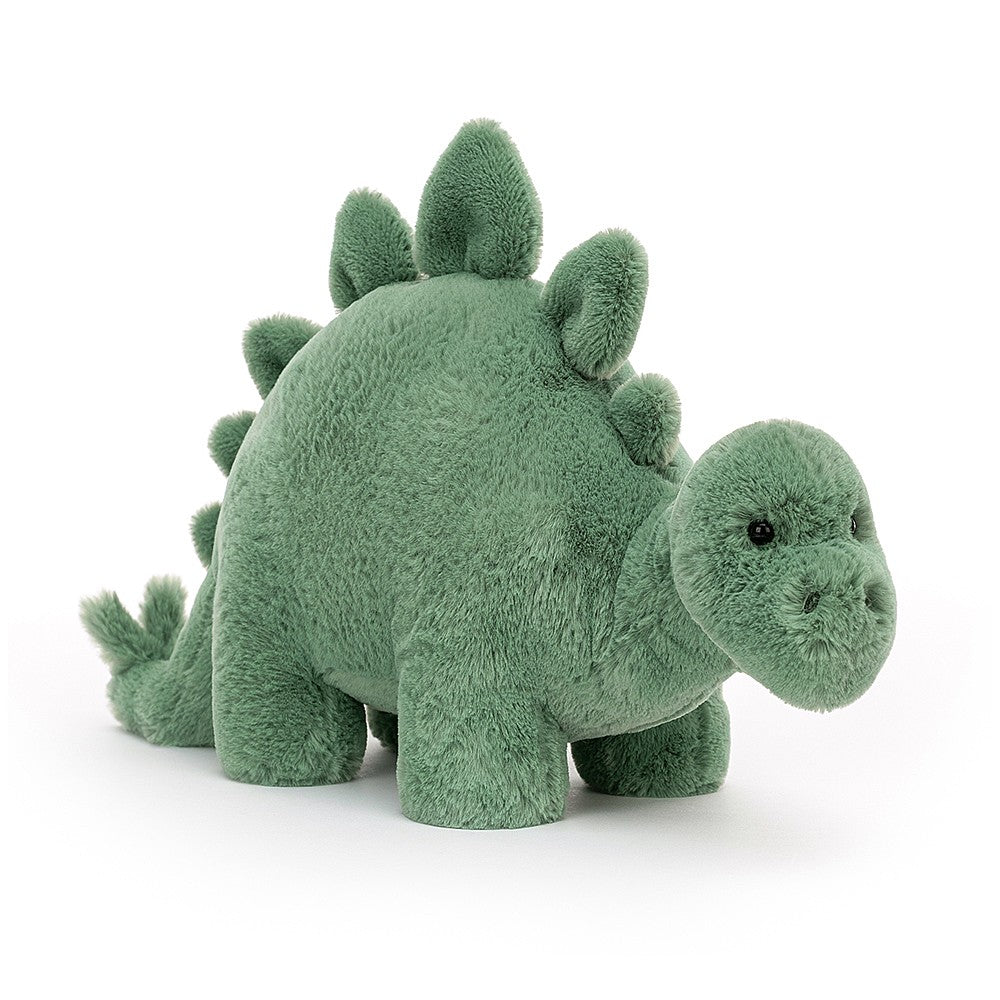 green Fossilly Stegosaurus Jellycat plush toy