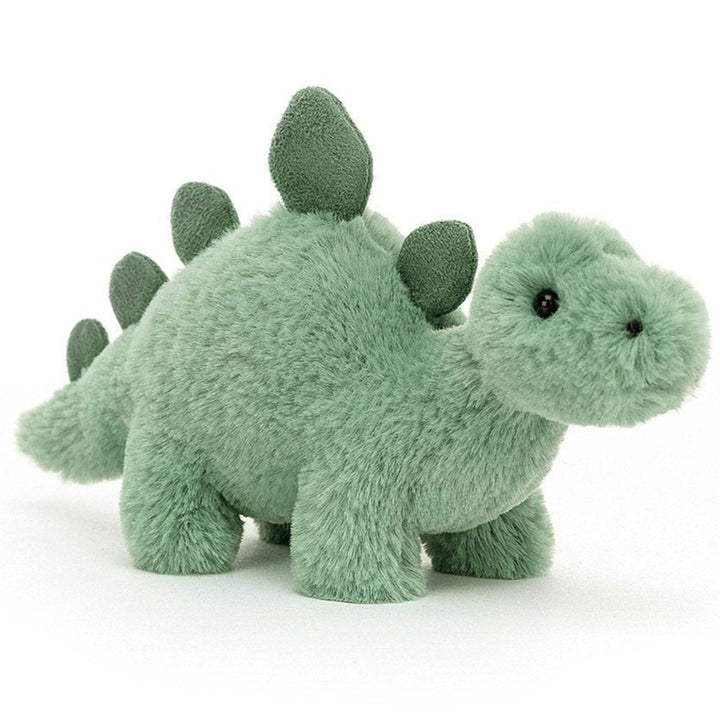 Mini green Fossilly Stegosaurus Jellycat soft toy