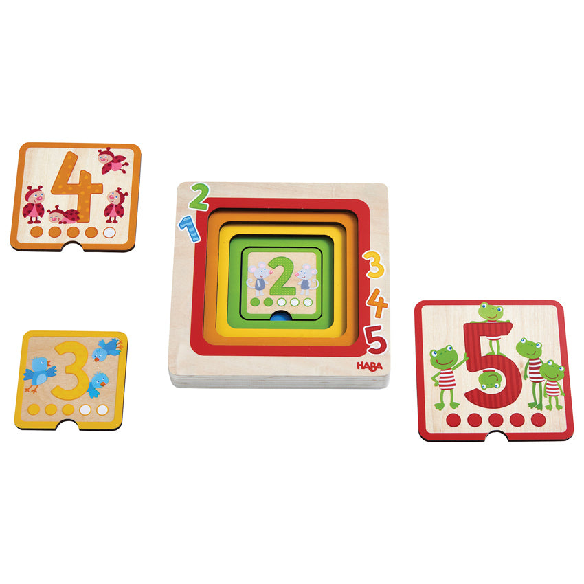5 Layer Counting Puzzle Haba Puzzles