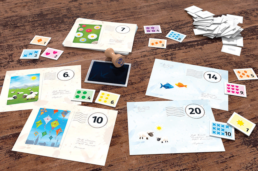 Jeu de poste de pigeon