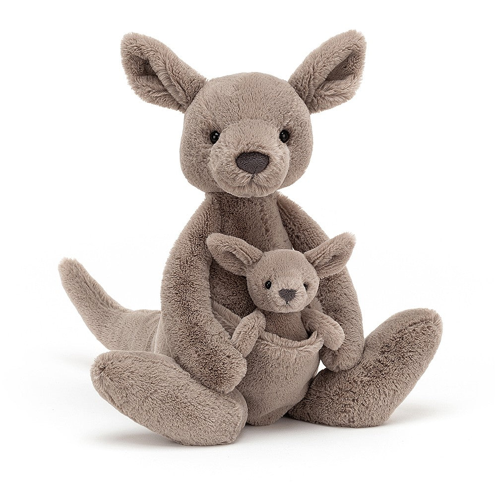 Kara Kangaroo + Joey Jellycat Soft Toys