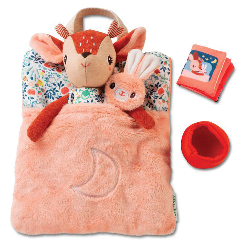 Stella Bedtime Routine soft toy play set by Lilliputiens - Send A Toy