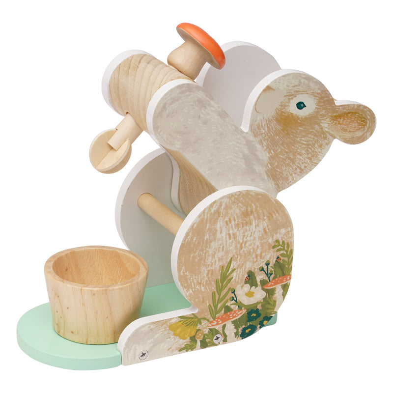 Bunny Hop rabbit shaped wooden Mixer play set
