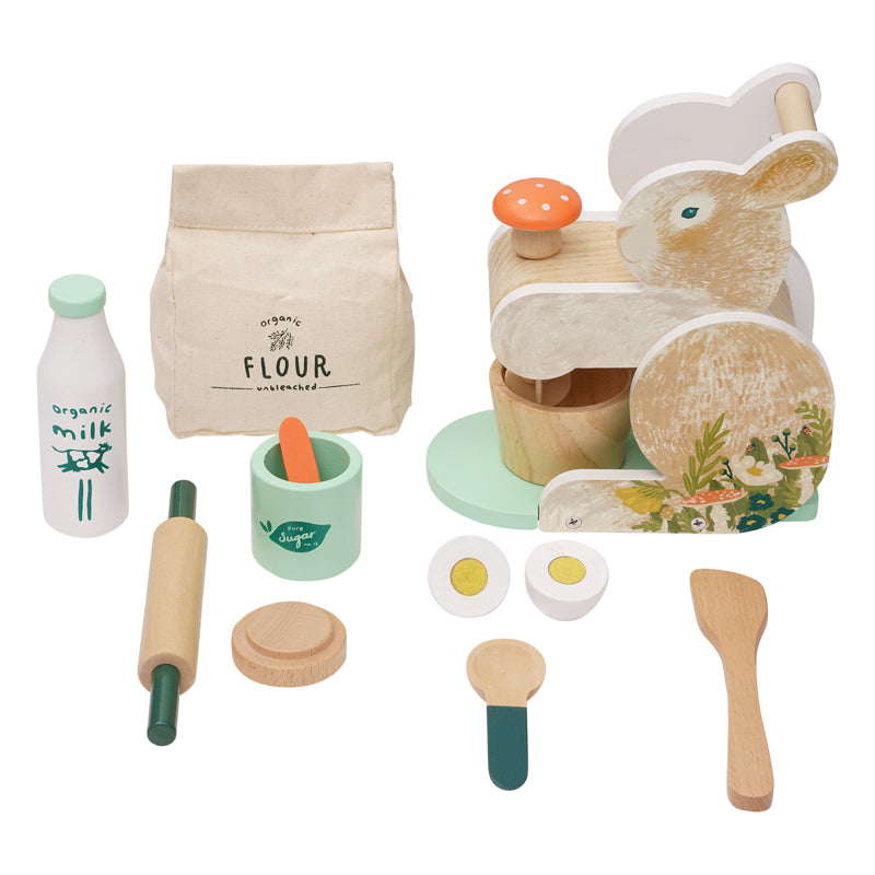Bunny Hop wooden Mixer play set