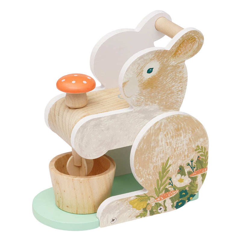 Bunny Hop rabbit shaped wooden Mixer play set