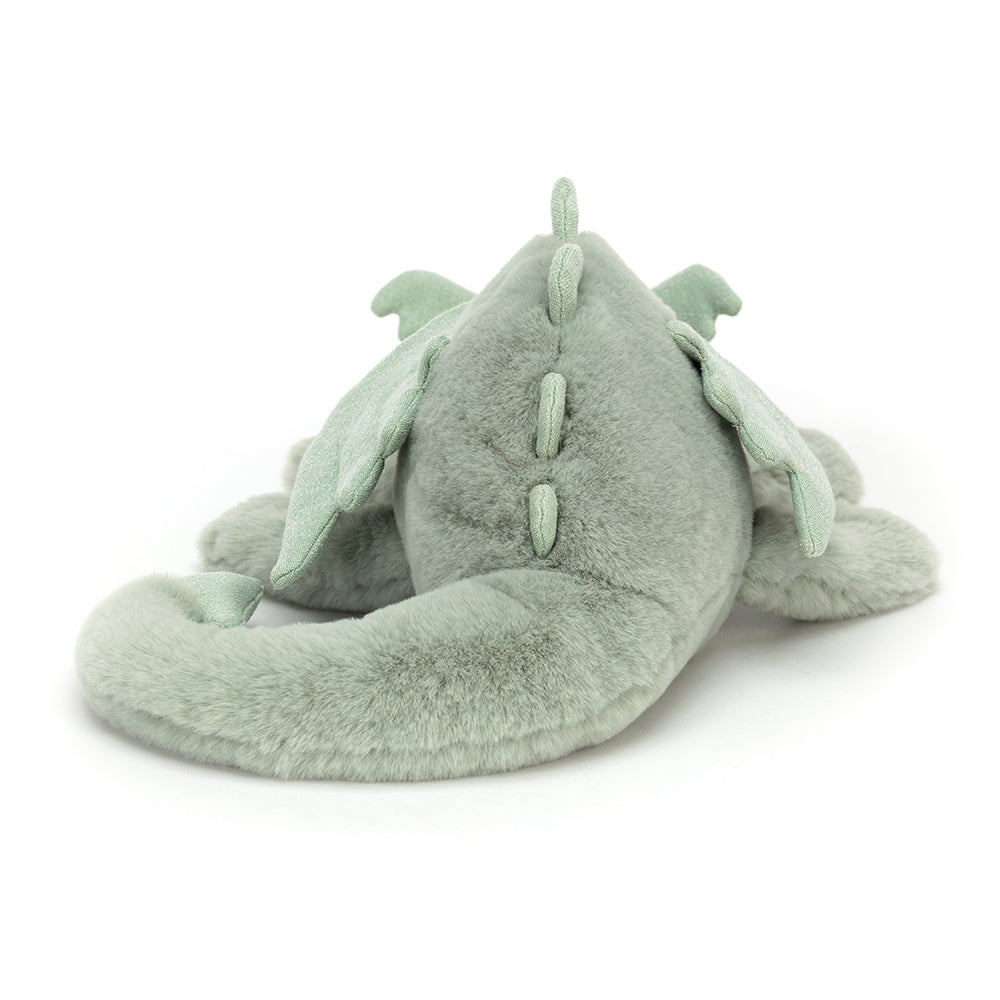 Jellycat sage green dragon soft toy
