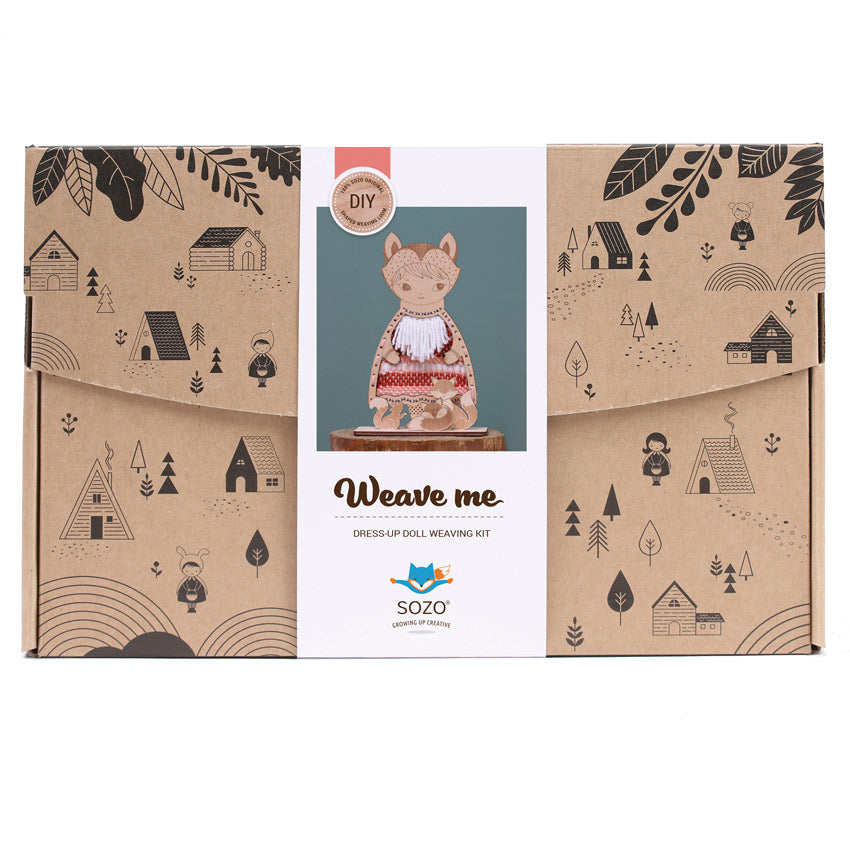 Dress-Up Doll Weaving Kit - Fox Sozo