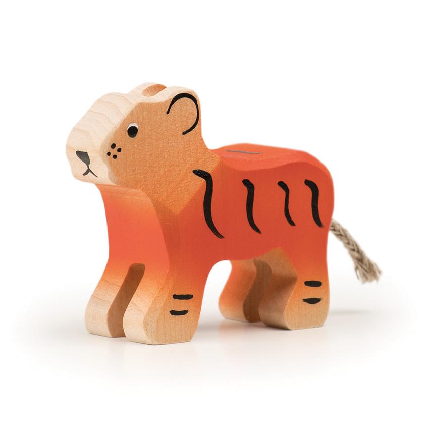Tiger Cub Trauffer Wooden Figures
