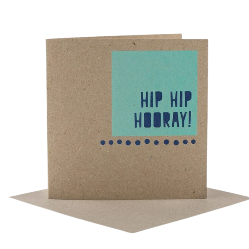 Gift Card - Hip Hip Hooray! (blank inside)