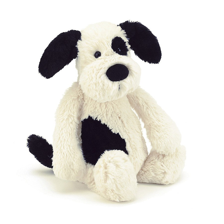 Small Bashful Black & Cream Puppy - Jellycat Jellycat Soft Toys