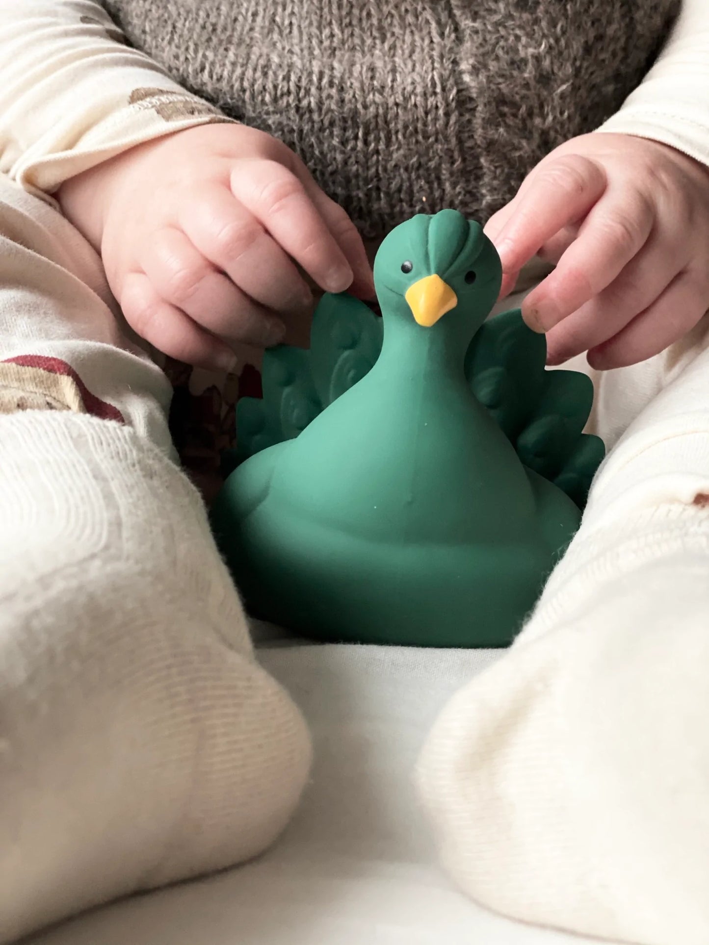 Paon de Bain Naturel - Vert