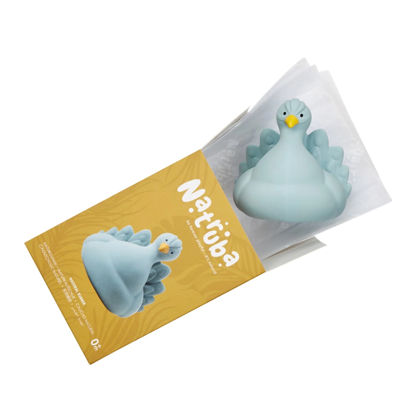 Paon de Bain Naturel - Bleu Clair