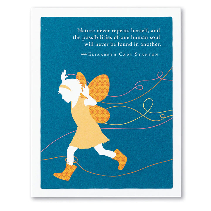 Child's Birthday Card - Nature Never Repeats - Celebrating You Compendium Cards Greeting Cards