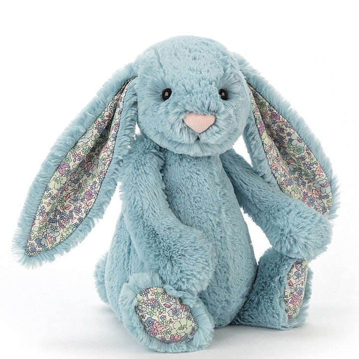 Jellycat Blossom Aqua Bunny - Medium Jellycat Soft Toys