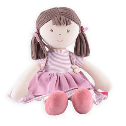 Brook Cotton Doll - Brown Hair Bonikka Dolls - Rag & Soft Dolls